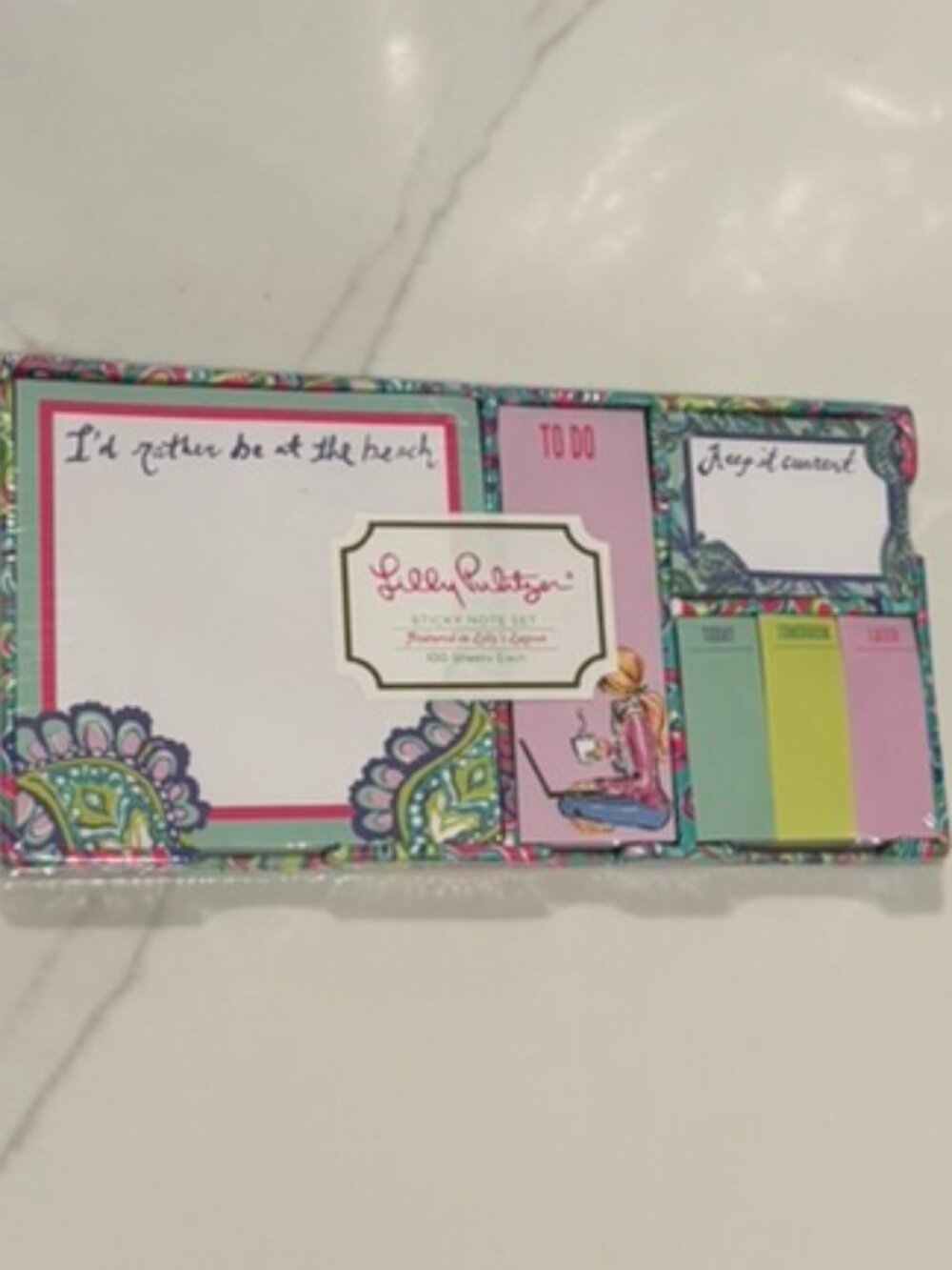 Lilly Pulitzer Sticky Note Set